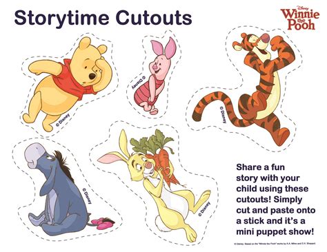 Winnie The Pooh Printable Cutouts